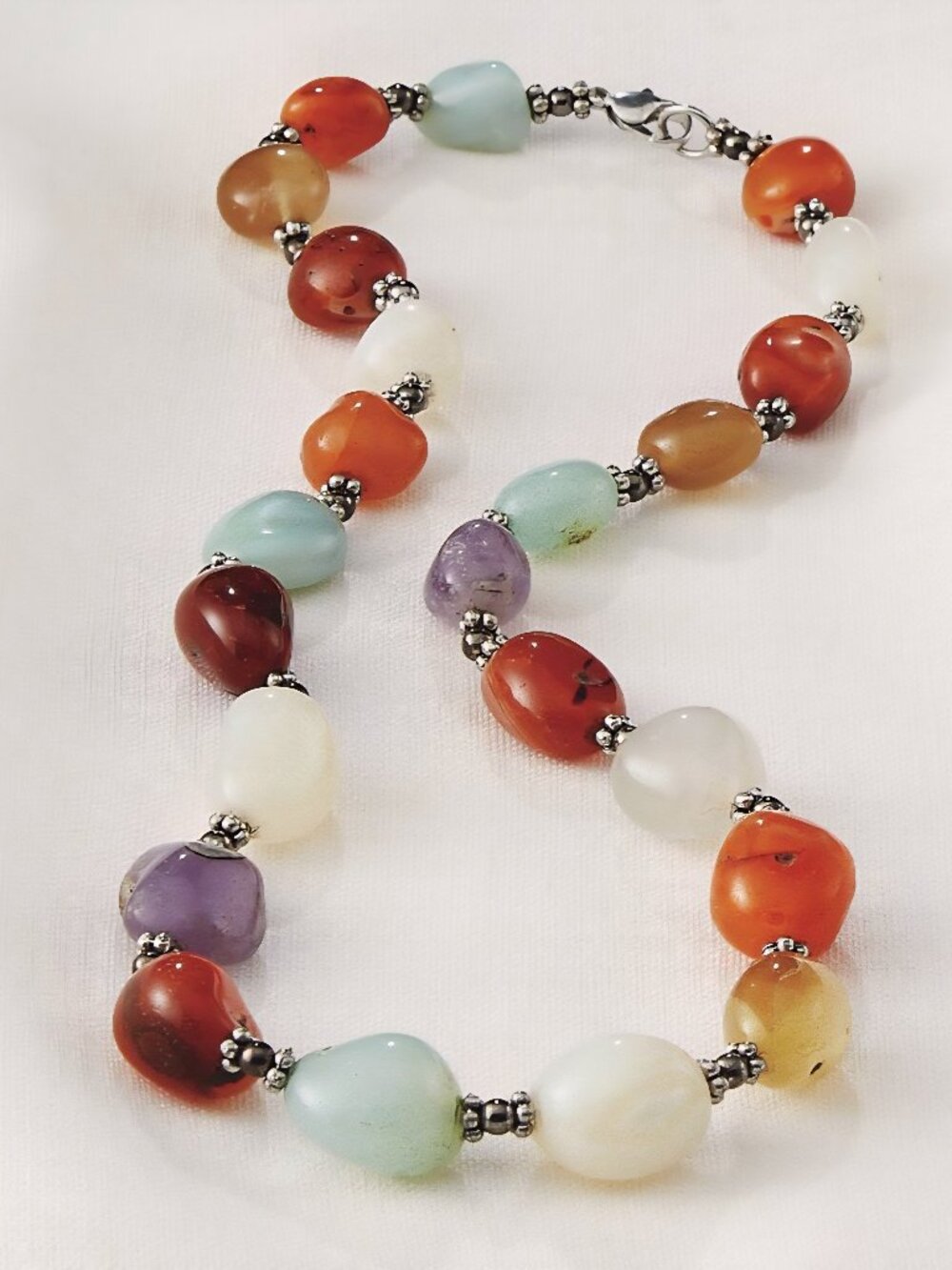 Earth tone Stone Necklace